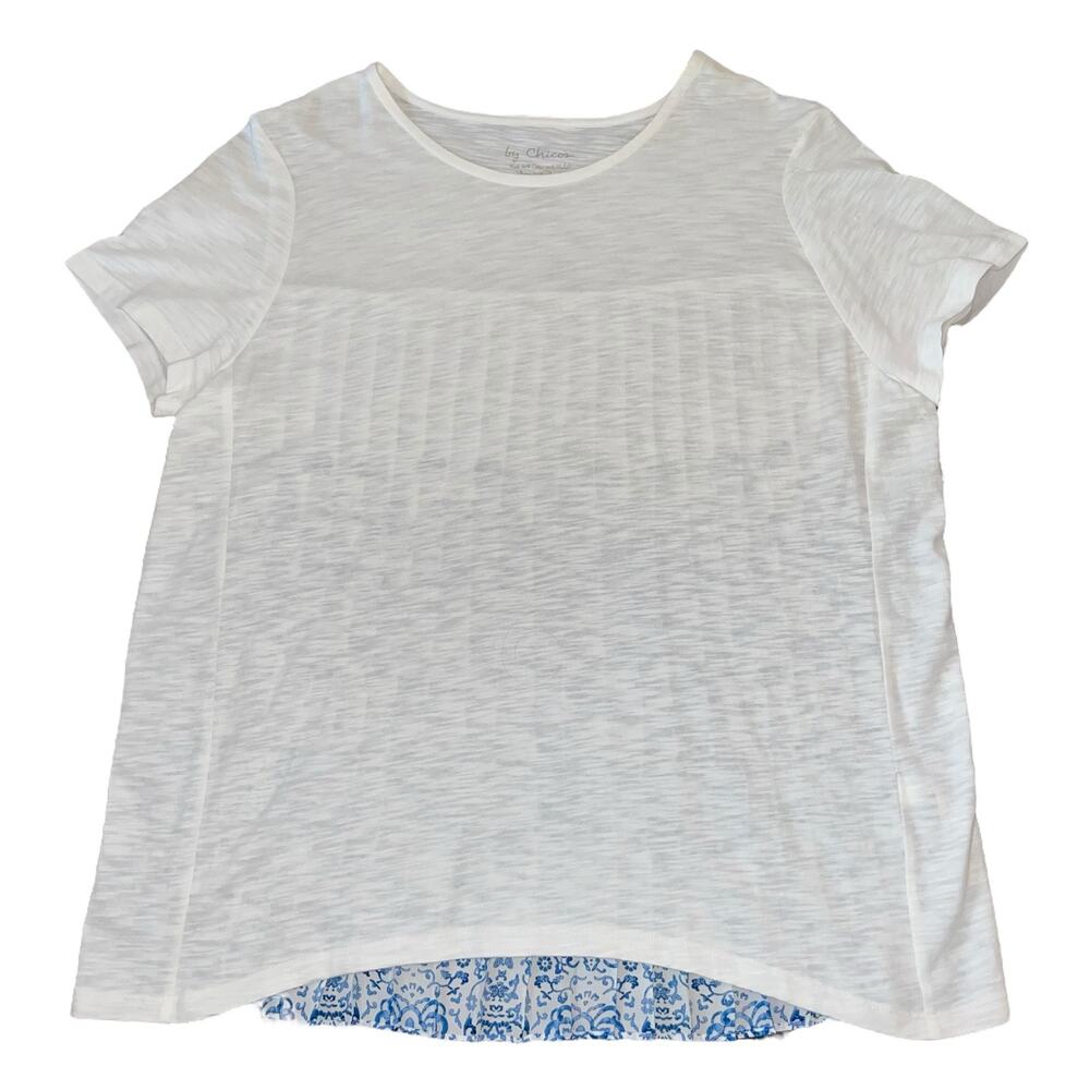 Chico's Tunic Top T Shirt Floral